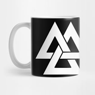 Ritual viking valknut amulet graphic Mug